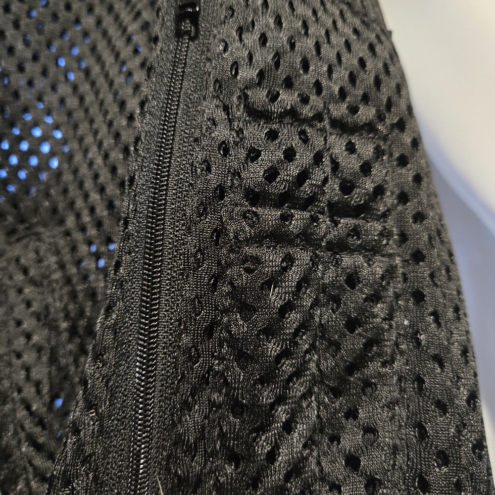 GUESS Black Mesh Bomber Jacket - Picture 4 of 5